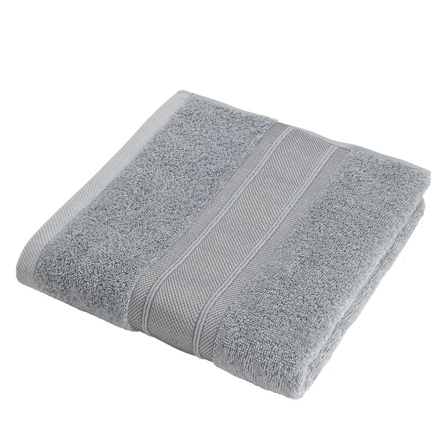 Ręcznik bawełniany Miss Lucy Casandra 50x90 cm szary