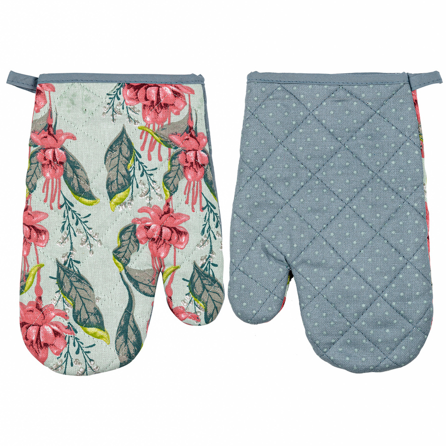 Komplet rękawic kuchennych Miss Lucy Flower 18x25 cm 2 sztuki