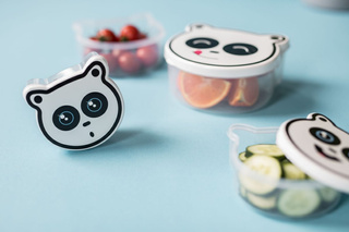 Komplet 4 pojemników śniadaniowych Praktyczna 200 ml, 300 ml, 400 ml, 600 ml