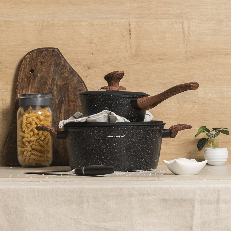 Rondel aluminiowy Florina Master Black 16 cm 1l