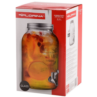 Słój z kranem słoik Florina Summer Party 3,5 l