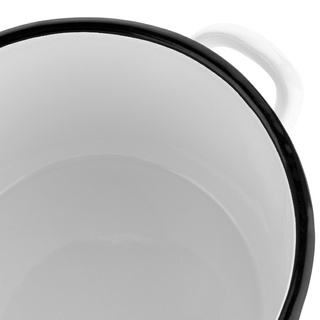 Garnek emaliowany prosty Emalia Polska Pleszew Bell 20cm 4,7l