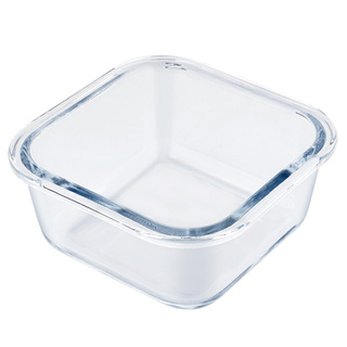 Szklany pojemnik z bambusową pokrywką do przechowywania żywności Florina Clavato 1,2 l