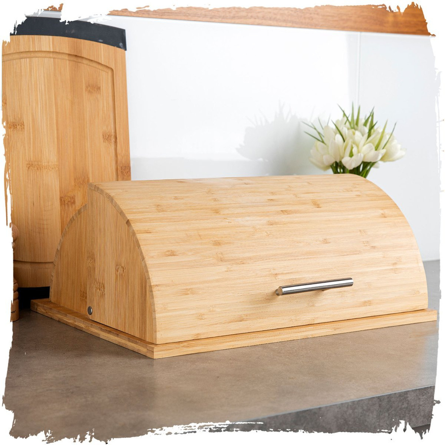 Chlebak bambusowy Florina Woody 39,5 x 29,5 x 16,5 cm