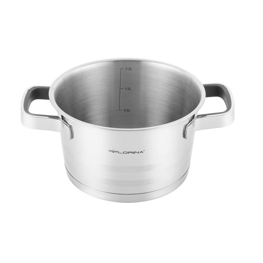 Komplet garnków nierdzewnych Florina Smart 1,5 l i 2 l i 2,5 l 4,5 l