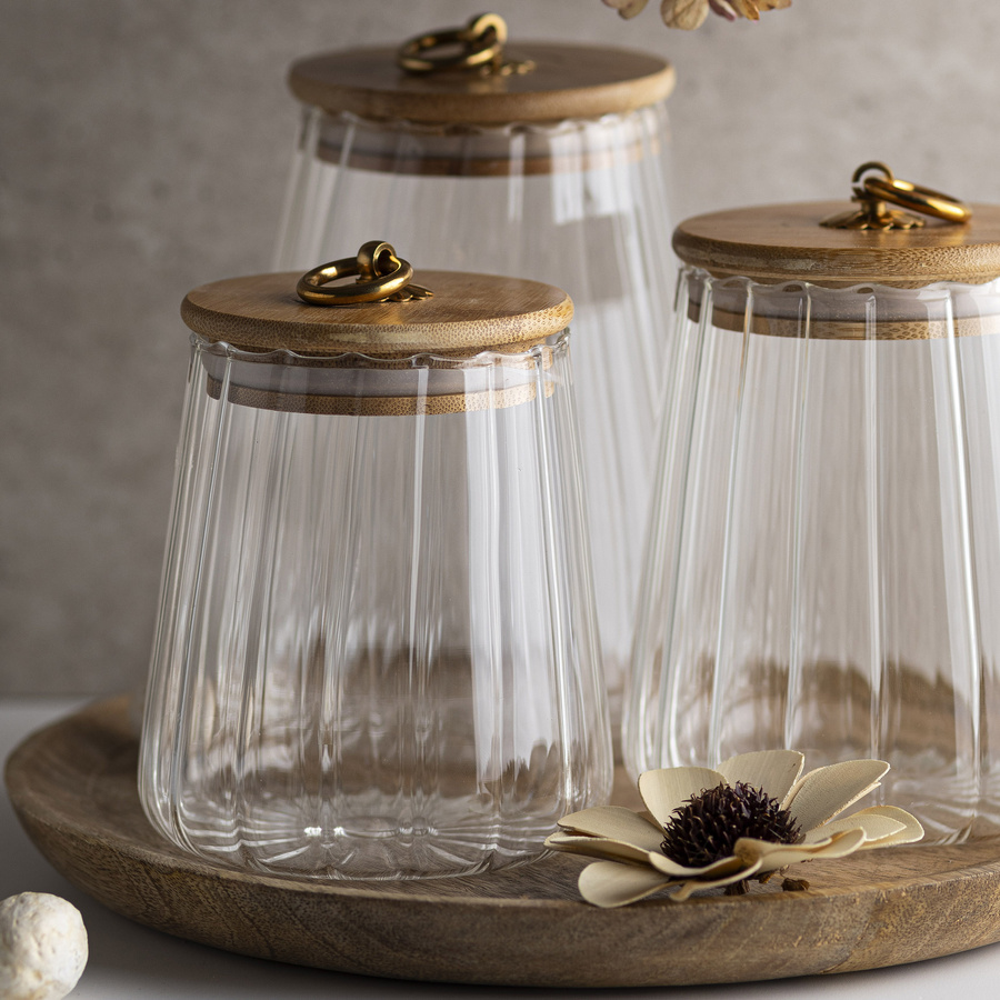 Szklany pojemnik do przechowywania Florina Bella 1000 ml