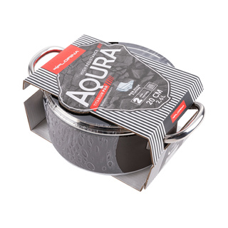 Garnek z pokrywką na indukcję Florina Aqura 2,6 l 20 cm