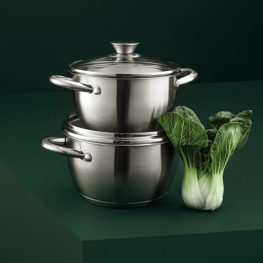 Komplet garnków nierdzewnych Florina Henry by Mateusz Gessler 1,7 l i 2,4 l i 3,3 l i 6 l