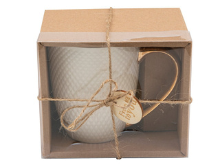 Kubek porcelanowy prezentowy Florina Romby 400 ml