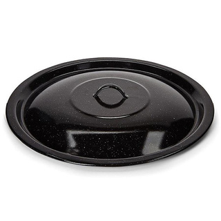 Garnek emaliowany Emalia Polska Pleszew gładki z pokrywką 40 cm 40 l