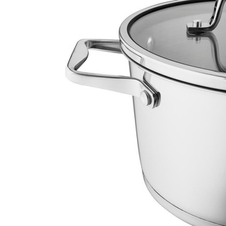 Komplet garnków ze stali nierdzewnej Florina Professional 8 elementów