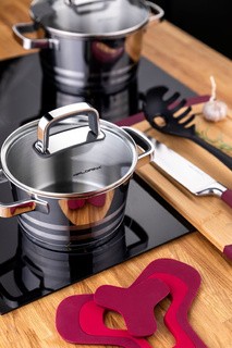 Garnek nierdzewny Florina Smart z silikonem 18 cm