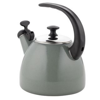 Czajnik emaliowany Florina Aperto zielono-szary 2,2 l