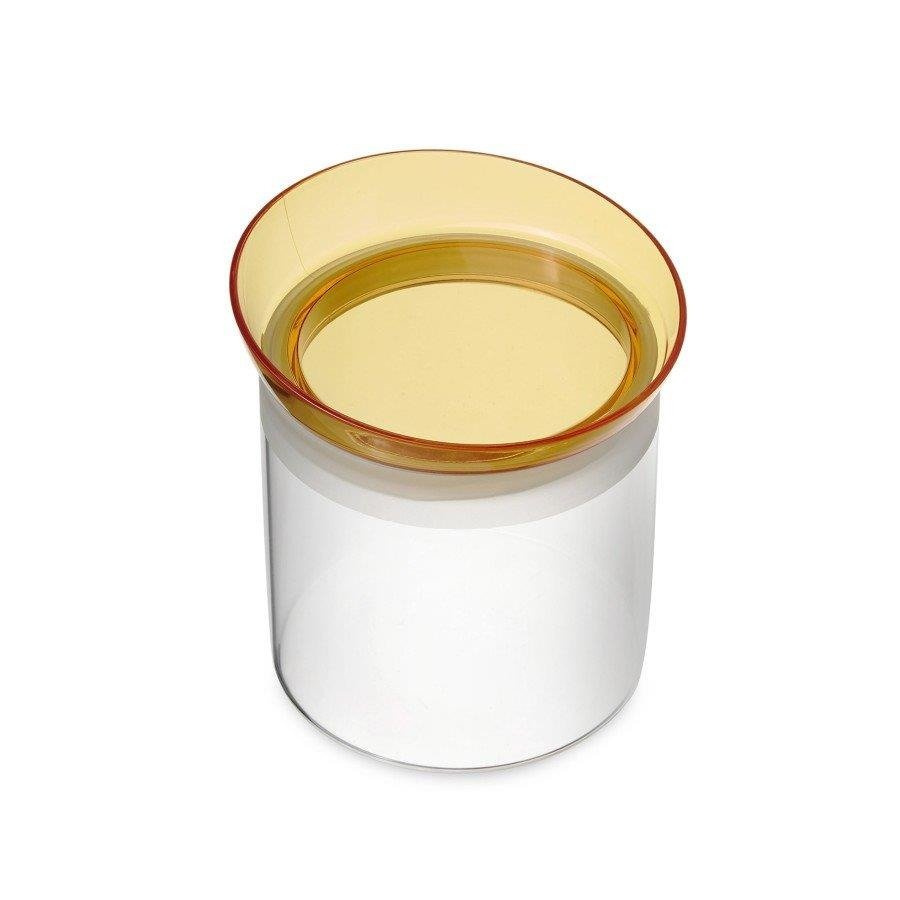 Pojemnik Bormioli Rocco Soffio na artykuły sypkie 650 ml pomarańczowy