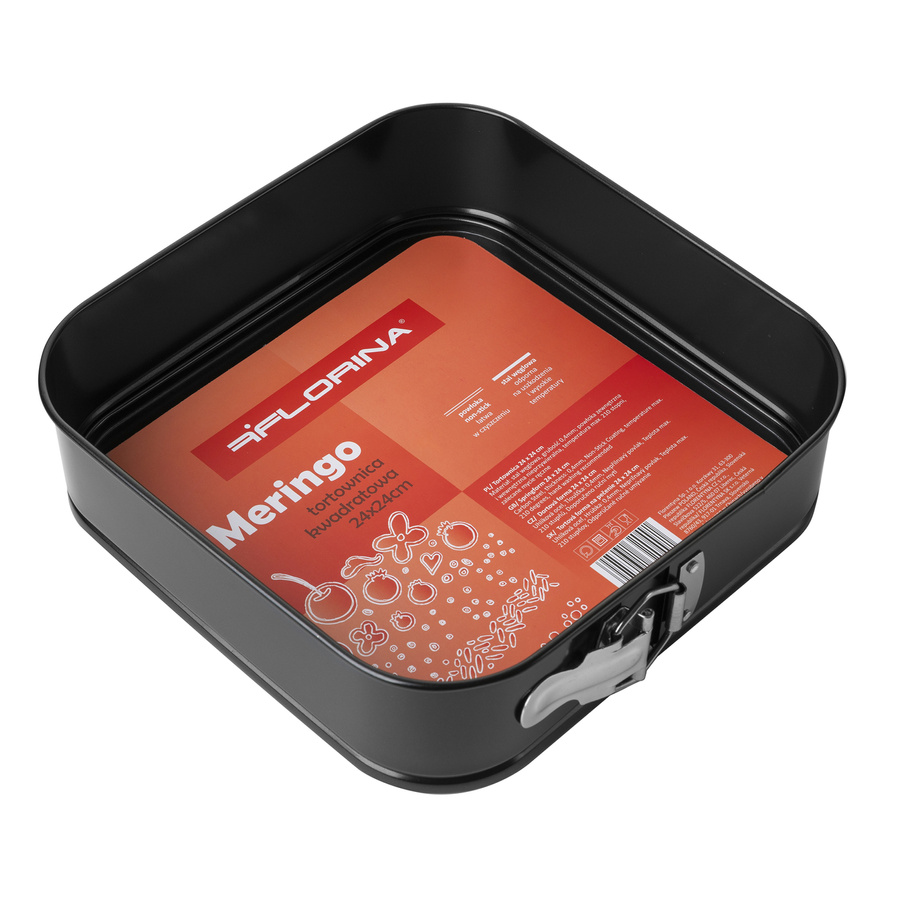 Tortownica z klamrą Florina Meringo 24x24 cm