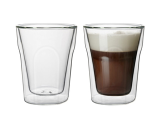 Szklanki termiczne double wall Florina Malachit Cube 240 ml 2 sztuki