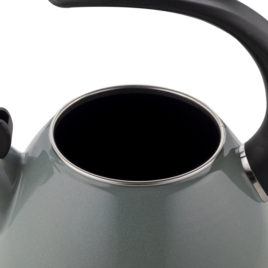 Czajnik emaliowany Florina Aperto zielono-szary 2,2 l