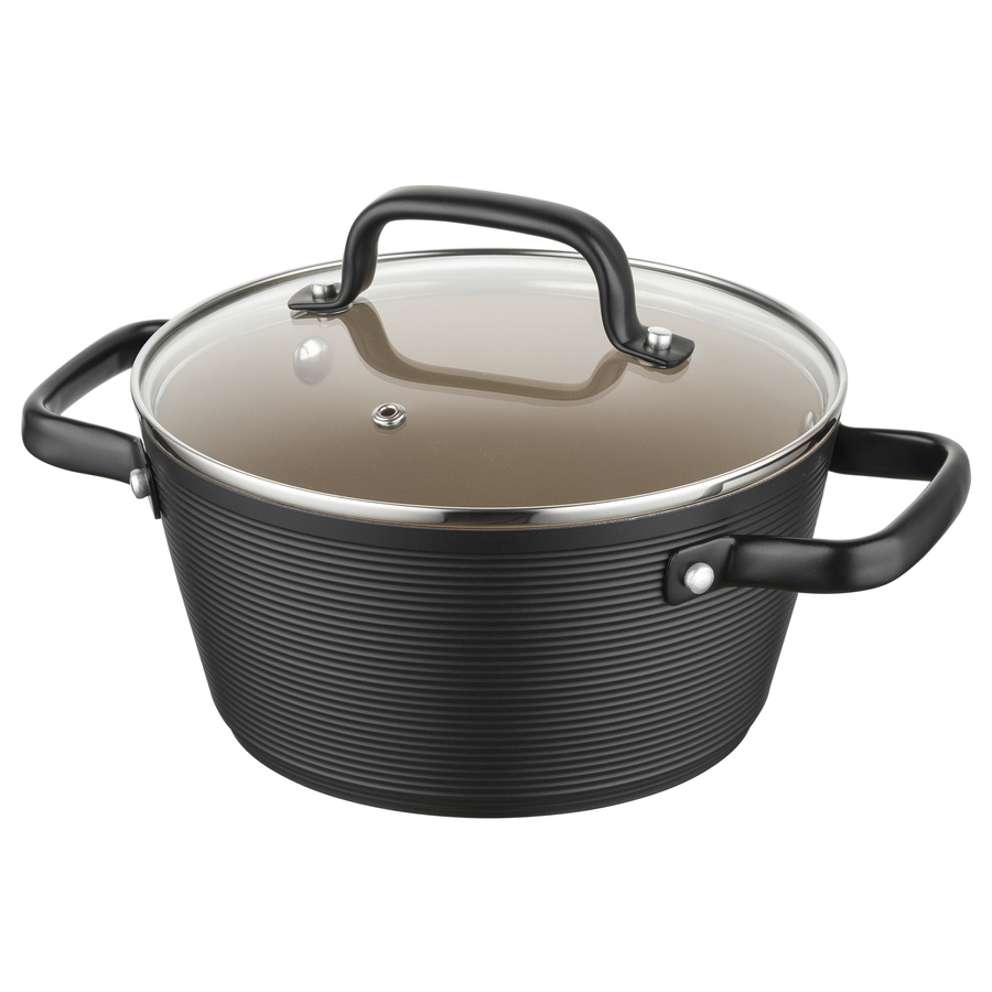 Garnek aluminiowy Carina Black by Mateusz Gessler 20 cm 2,2l