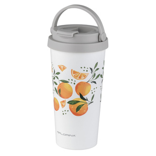 Kubek termiczny nierdzewny Florina Orange 500 ml
