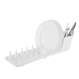 Ociekacz do naczyń Praktyczna Capri biały 44,5 x 10,2 x 13,8 cm