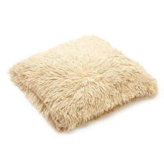 Poszewka Miss Lucy Futrzak 40 x 40 cm beżowa