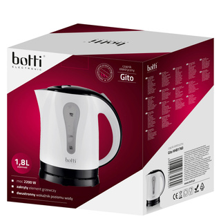Czajnik elektryczny Botti Gito 1,8 l czarny 2200 W