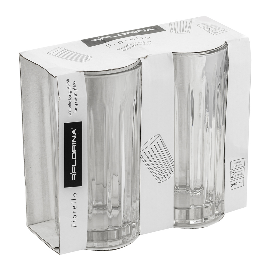 Szklanka long drink Florina Fiorello 390 ml 2 szt.