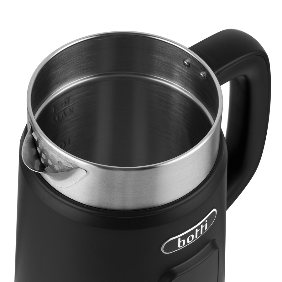 Czajnik elektryczny Botti Electronic Luiz 1,5 l czarny