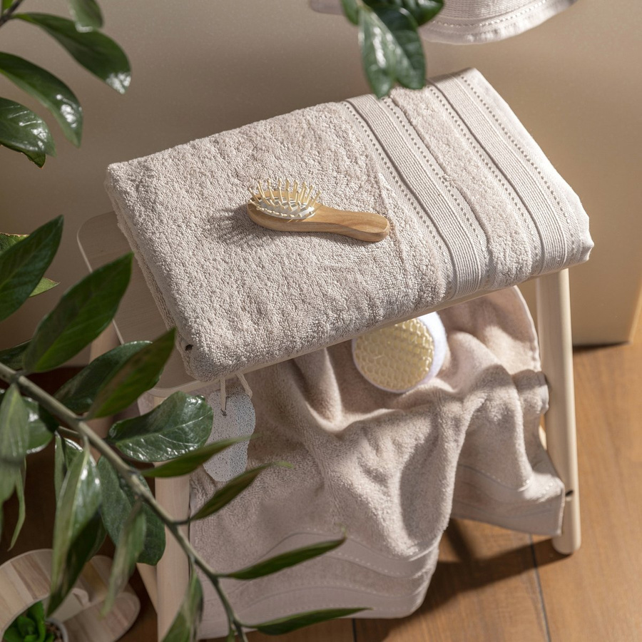 Komplet Ręczniki Miss Lucy 3el. beżowy