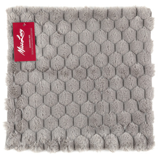 Poszewka dekoracyjna Miss Lucy Rabbit 40x40 cm szara