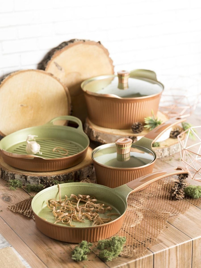 Rondel aluminiowy z pokrywą Florina Forest 18 cm 1,7 l