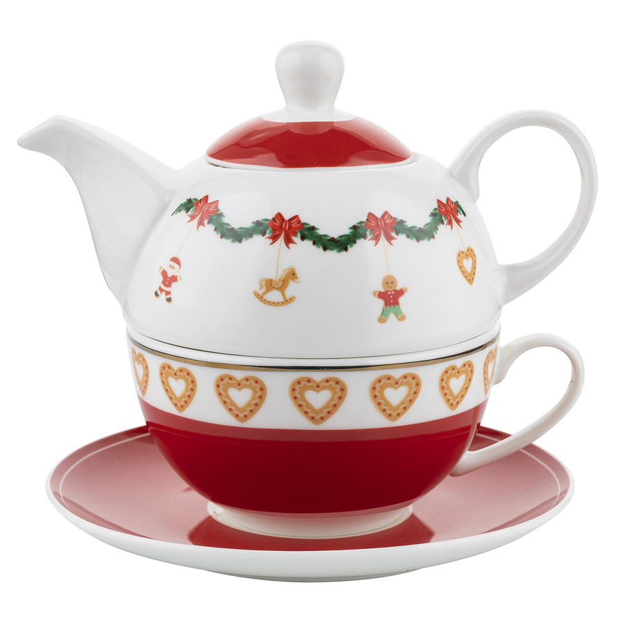 Tea for one dzbanek + filiżanka do herbaty Florina Santa Love 390 ml