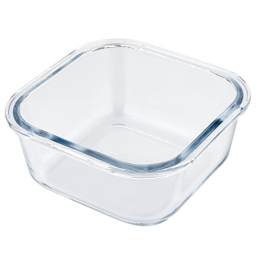 Szklany pojemnik z bambusową pokrywką do przechowywania żywności Florina Clavato 770 ml