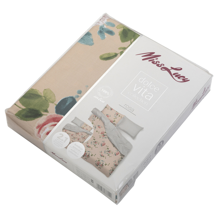 Komplet pościeli Miss Lucy Dolce Vita Rosa 160x200 cm i 70x80 cm