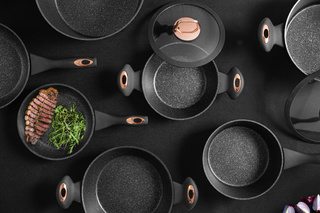 Garnek niski aluminiowy na indukcję Florina Rose 24 cm 2,5 l