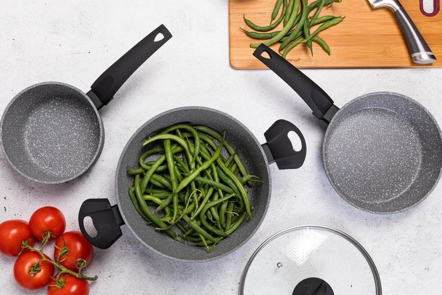 2x PATELNIA FLORINA SALVA 20/28 CM INDUKCJA GAZ