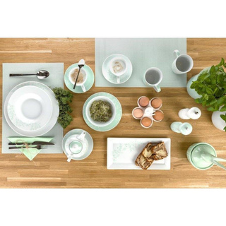 Talerz płytki Florina Leaves 27 cm zielony