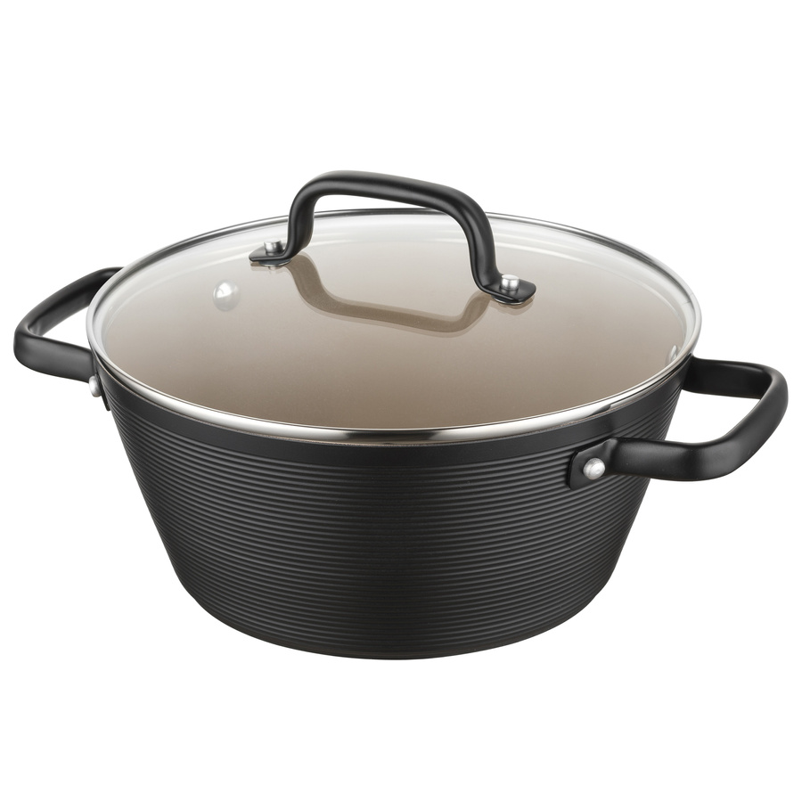 Garnek aluminiowy Carina Black by Mateusz Gessler 24 cm