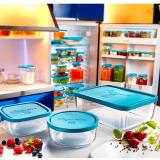 Pojemnik do żywności Bormioli Rocco Frigoverre Basic System 21 x 13 cm