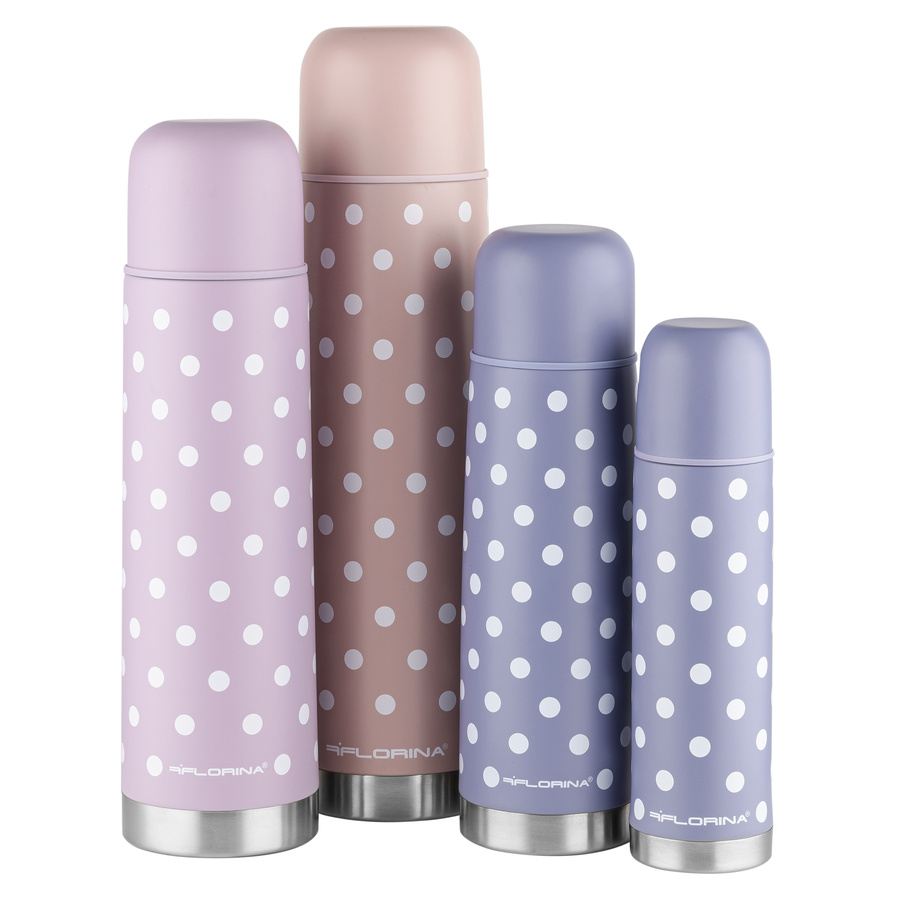 Termos ze stali nierdzewnej Florina Dots 750 ml mix kolorów