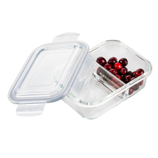 Pojemnik do żywności Florina Frigo szklany podwójny 600 ml