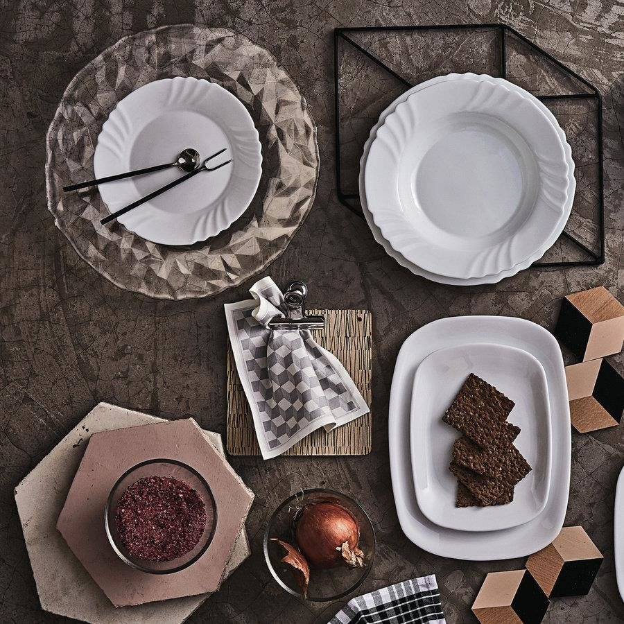 Komplet zestaw serwis obiadowy Ebro 41el 12 osób