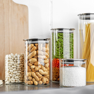 Pojemnik na artykuły sypkie ze szkła borokrzemowego Florina Tube 1000 ml 