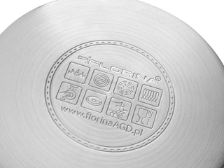 Garnek nierdzewny Florina Smart z silikonem 18 cm