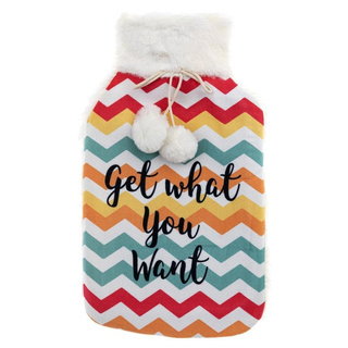 Termofor w pokrowcu z ciepłego polaru Florina 2 l 35,5 x 18,5 cm