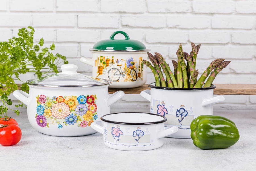 ZESTAW GARNKÓW EMALIA POLSKA PLESZEW BRATKI 16/18/22/24CM