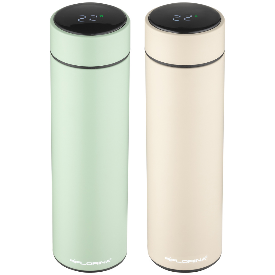 Termos z termometrem Florina Bibi 450 ml mix kolorów