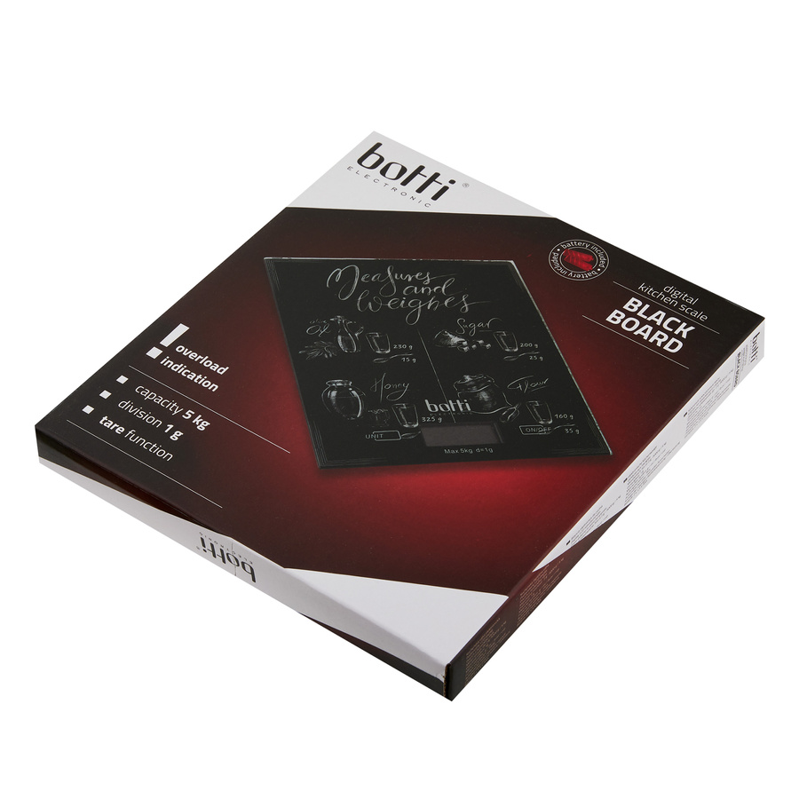 Elektroniczna waga kuchenna Botti Electronic Black Board