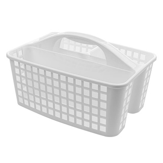 Organizer 3-komorowy z uchwytem Praktyczna Capri biały