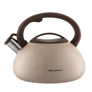Czajnik nierdzewny na indukcję i gaz Florina Lava 2,5 l beżowy